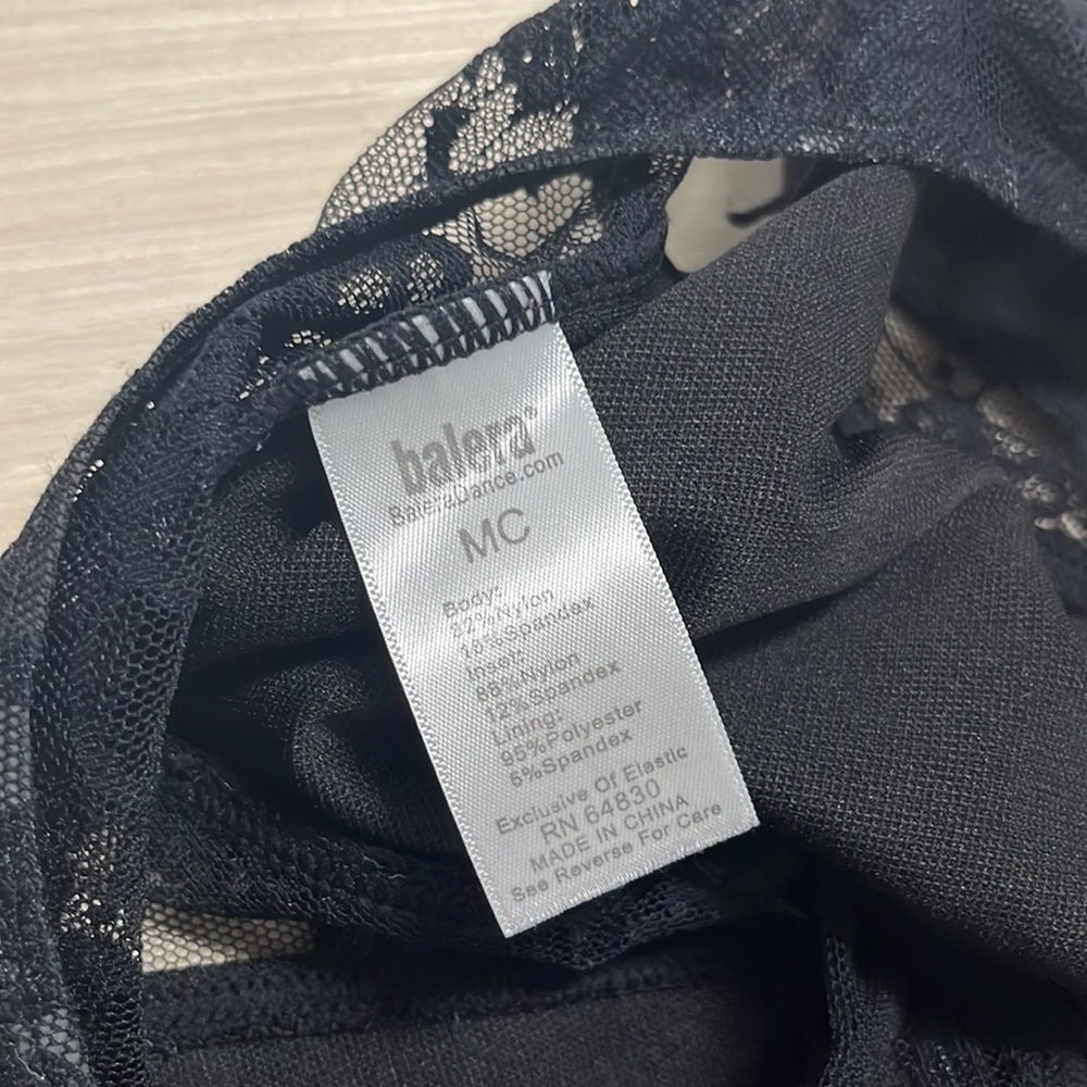 Black Balera Leotard - Picture 3 of 3